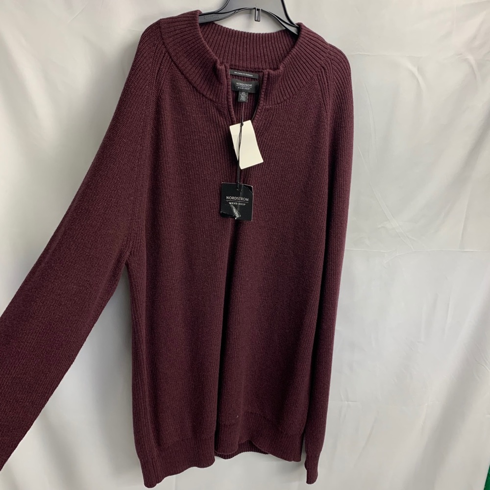 Nordstrom cotton 1/4 zip pullover
